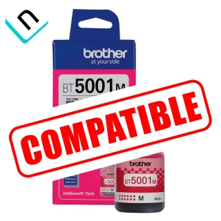 TINTA COMPATIBLE BROTHER BT5001M, MAGENTA (R)